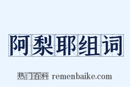 阿梨耶组词是什么意思的图片